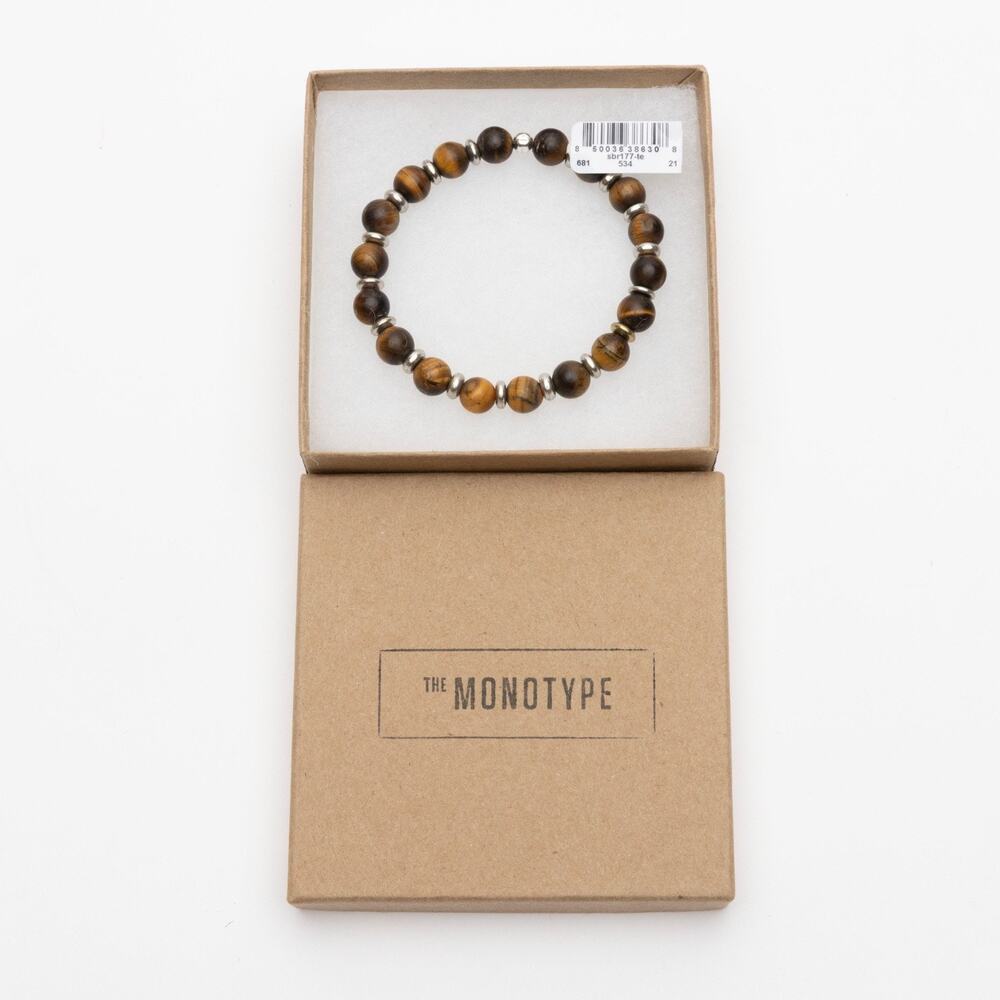 The Monotype Hugo Elastic Corf Bracelet - Brass
